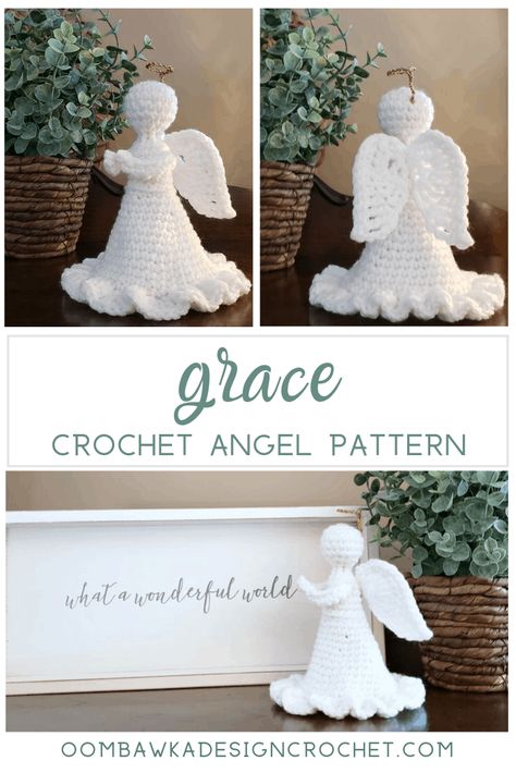 Free Crochet Patterns For Angles, Crochet Angel Pattern Free, Crocheted Angels Free Pattern, Free Crochet Angel Patterns, Crochet Angels Free Pattern, Crocheted Angels, Angel Crochet Pattern Free, Angel Crochet Pattern, Xmas Angels