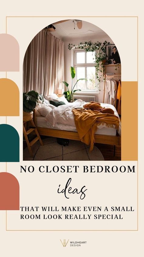 No Closet Bedroom, Airbnb Bedroom Decor, Airbnb Design Ideas, Closet Bedroom Ideas, Small Airbnb, Airbnb Guest Rooms, Rental Bedroom, Airbnb Bedroom, Stylish Room Decor