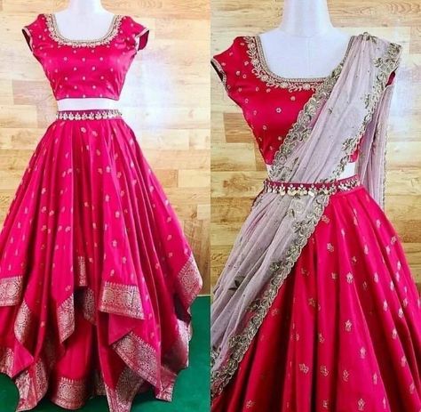 Kerala Saree Blouse Designs, Lehenga Saree Design, Long Gown Design, Party Wear Dress, Kids Frocks Design, Indian Saree Blouses Designs, Blouse Designs Indian, Girls Frock Design, Half Saree Designs