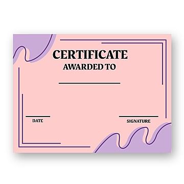 cute document,cute border,aesthetic,elegant ornament,peach document,printable document,simple document Aesthetic Certificate, Acknowledgments For Project, Simple Watercolor Flowers, Border Aesthetic, Christmas Gift Certificate Template, Cute Border, Art Certificate, Certificate Of Achievement Template, Certificate Background