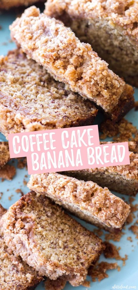 Banana Bread With Bread Flour, Coffee Cake Banana Bread, Breakfast Banana Bread, Banana Almond Muffins, Easy Coffee Cake, Banana Bread Recipe Easy Moist, The Best Banana Bread Recipe, Classic Coffee Cake, Cake Banana Bread