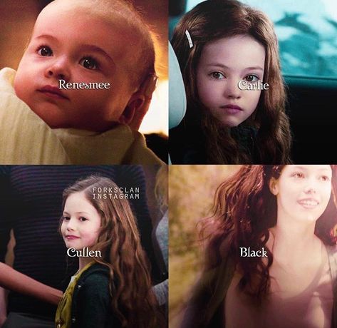 Growing up and changing daughters of Edward and Bella Twilight Jacob And Renesmee, Renesmee Cullen, Twilight Movie Scenes, Twilight Saga Quotes, Twilight Facts, Twilight Videos, Twilight Fanfiction, Twilight Jacob, Twilight Renesmee