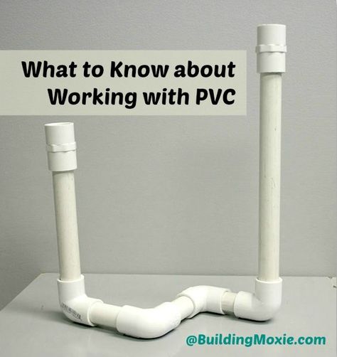 Using PVC in DIY projects beyond plumbing has become pretty common. Though PVC is already fairly easy to use, these tips can help ensure a perfect project. Diy Pvc Pipe Projects, Pvc Furniture Plans, Pvc Furniture, Residential Plumbing, Pvc Pipe Crafts, Pvc Pipe Projects, Pvc Projects, Craft Techniques, Diy Things