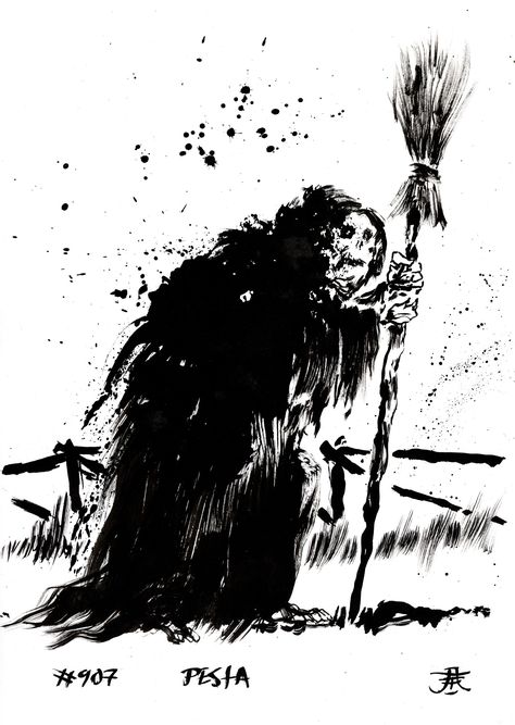 Daily Ink Monsters - DenUngeHerrHolm Draw A Monster, Mork Borg, Dark Arts, Free Use, Love Craft, Free Art, Dark Art, The Darkest, Art