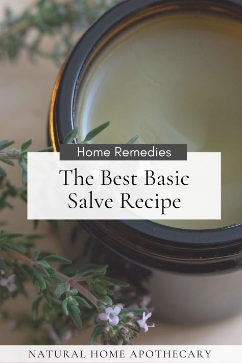 With this easy basic salve recipe, I show you how to turn any herbal oil into a soothing salve to mend a variety of ailments. Fermented Garlic Honey, Recipe For Toddlers, Cough Syrup Recipe, Fermented Garlic, Drawing Salve, Elderberry Syrup Recipe, Garlic Honey, Home Apothecary, Salve Recipes