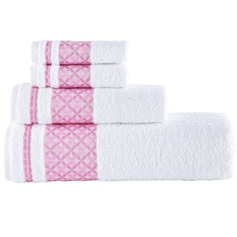 Graphically gorgeous, KAFTHAN's bath towel set feature sophisticated Byzantium and Ottoman motifs in various colors. They are made in Turkey with premium 100% cotton for luxurious softness and exceptional absorbency. The set is composed of 1 XL bath towel/sheet (35"x59") + 1 face/hand/hair towel (18"x 30") 2 washcloths (13"x13"). KAFTHAN's 600 GSM towels are manufactured in an OEKO-TEX Standard 100 factory, an independent certification system that ensures textiles meet high safety and environmen College Dorm Room Inspiration, College Dorm Room Decor, Linen Bath Towels, College Apartment Decor, Dorm Room Inspiration, Spa Towels, Quick Dry Towel, Turkish Cotton Towels, Hair Towel