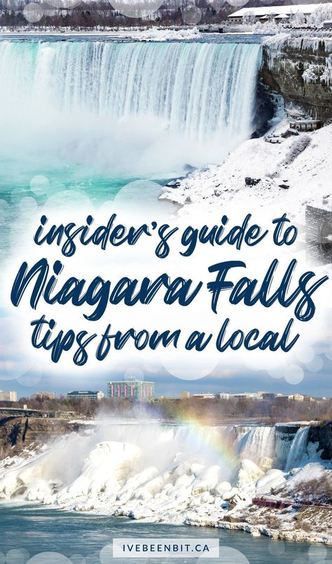 Niagara Falls Travel Guide | How to Visit Niagara Falls Canada | Best Things to Do in Niagara Falls Canada | Niagara Falls Views | Ontario Travel | Canada Travel | Niagara Falls Canada Winter | Where to Go in Ontario | Tips for Niagara Falls Ontario Canada | Places to Go in Ontario | Canada Travel Guide | #NiagaraFalls #Ontario #Canada | IveBeenBit.ca Niagara Falls Ontario Canada, Niagra Falls Ontario Canada, Canada Niagara Falls, Canada Places, Ontario Canada Travel, Niagara Falls Trip, Montreal Travel Guide, Visiting Niagara Falls, Canada Winter