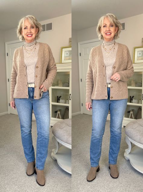 Cold Weather Outfits I Wore This Week - Dressed for My Day Cold Spring Day Outfit, Coldwater Creek Outfits, Fashion For Women Over 60 Outfits, Clothes For Women Over 60, Casual Home Outfits, Dressed For My Day, 60 Outfits, Weather Outfits, Over 60 Fashion