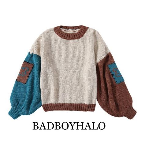 일본 패션, Bateau Neck, Color Block Sweater, Character Outfits, Mode Inspiration, Dream Clothes, Retro Outfits, Boat Neck, Aesthetic Clothes