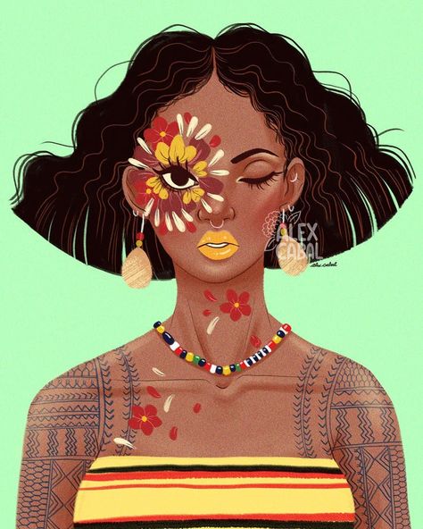 Flower Eye🌻🌼👁 I’ve been in a kind of rut for the past couple of days, but I realize I may have just been burnt out. I’ve been drawing, but… Angel Ganev, Philippine Mythology, Unique Portraits, Power Of Women, Filipino Art, Philippine Art, Philippines Culture, Mystical Art, Dope Art