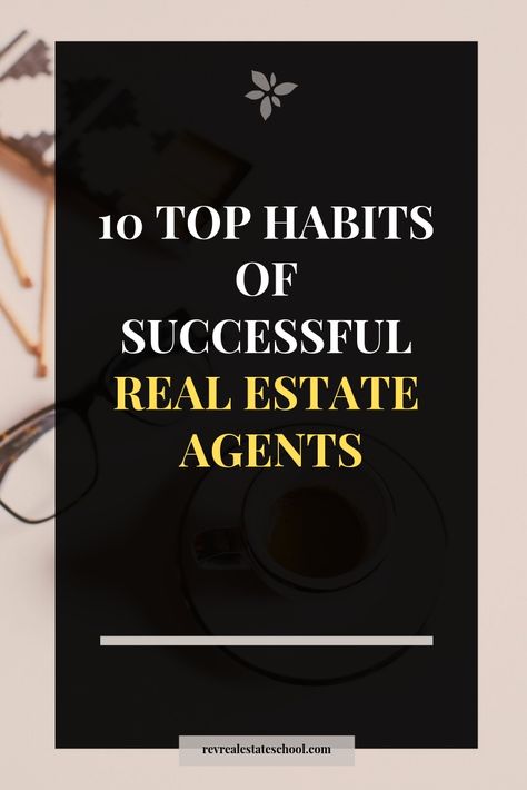 Successful Real Estate Agent, Real Estate Courses, Real Estate School, Real Estate Training, Getting Into Real Estate, Habit Formation, Real Estate Agent Marketing, Real Estate Coaching, Real Estate Career