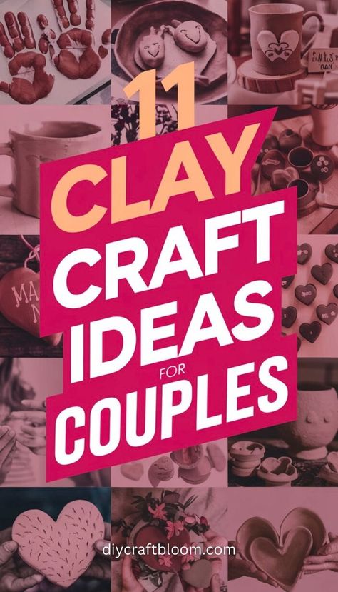 Create beautiful and meaningful clay crafts as a couple with these fun and creative ideas. From personalized keepsakes to romantic handmade gifts, explore unique ways to craft together. Get inspired and find step-by-step guides on the blog. #ClayCraftIdeas #CoupleCrafts #DIYClayProjects #RomanticCrafts