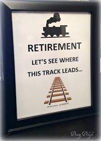 Dining Delight: Railroad Retirement Party Train Retirement Party, Railroad Retirement Party Ideas, Cake For Retirement, 30th Birthday Party Food, Retirement Signs, Train Party Decorations, Unicorn Party Food, Cocktail Party Themes, Simple Birthday Party