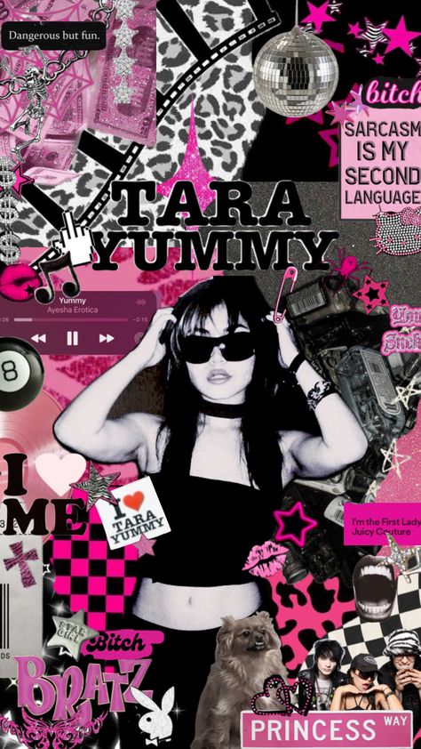 Tara Yummy #tarayummy #yummy #tara #y2k #tarayummymindset Tara Yummy Background, Tara Yummy Aesthetic Wallpaper, Tara Yummy Wallpaper Iphone, Tara Yummy Poster, Tara Yummy Wallpaper, Tarayummy Aesthetic, Tara Yummy Aesthetic, Yummy Wallpaper, Y2k Music