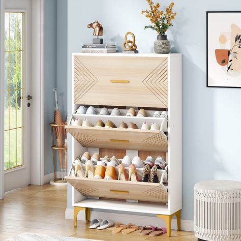 Cluttered Entryway, Hidden Shoe Rack, Slim Shoe Rack, Slim Shoe Cabinet, Shoe Cabinet Entryway, Shoe Rack Organizer, Entryway Cabinet, Entryway Shoe Storage, Shoe Rack Organization