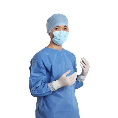 SMMS surgical gown is made from hydrophobic SMMS material and designed for optimal protection during surgical procedures of moderate duration involving moderate amounts of body fluids and moderate risk of infection. Surgical Gown, Surgical Procedures, Body Fluid, Medical Supplies, Medicine, Medical, Quick Saves