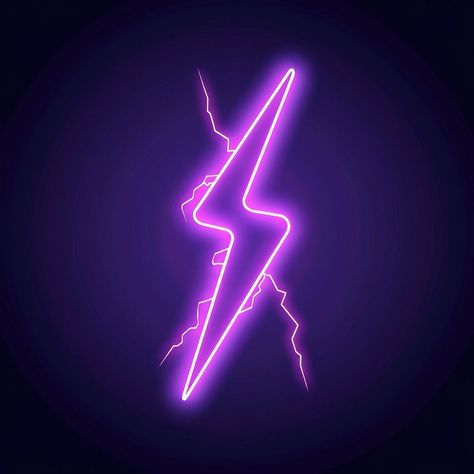 Lightning icon neon thunderstorm astronomy. | free image by rawpixel.com / Ake Anime Abilities, Pink Thunder, Purple Thunder, Neon Lightning Bolt, Pink Lightning Bolt, Pink Lightning, Lightning Logo, Purple Lightning, Widget Icon