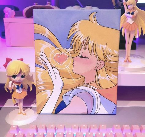 Moon Painting, Sailor Venus, Sailor Scouts, Aesthetic Photography, Sailor Moon, Art Photography, Pokemon, Princess Zelda, Zelda Characters