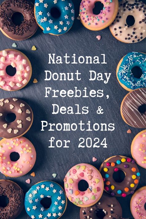 National Donut Day Freebies And Deals For 2024 - SavingK National Donut Day 2024, Donuts Krispy Kreme, Social Media Software, Voodoo Doughnut, Laundry Detergent Recipe, Donut Day, National Donut Day, Sugar Donut, Cinnamon Sugar Donuts