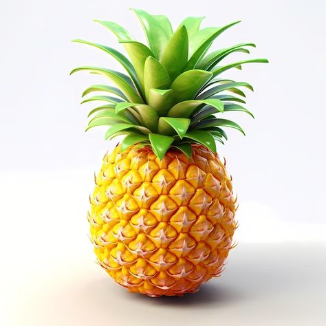 Ivko1606 | Freepik Pineapple Pictures, Pineapple Photo, Free For Commercial Use, Free Image, Quality Images, High Quality Images, Pineapple, White Background, Print On Demand