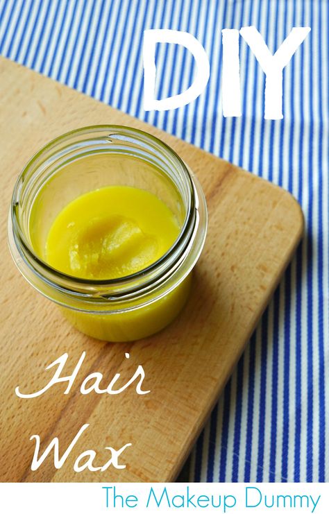 How to make a beeswax hair pommade tutorial DIY by The Makeup Dummy Beeswax Hair, Diy Hair Wax, Hair Paste, Brown Spots On Face, Home Remedies For Hair, Homemade Hair Products, Wax Hair Removal, Hair Pomade, Hair Remedies