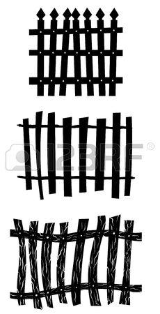 Fence Clipart Free Fence Illustration, Halloween Deserts, Halloween Illustrations, Perspective Drawing Lessons, Beautiful Flower Tattoos, Halloween Templates, Halloween Silhouettes, Clipart Free, Silhouette Stencil