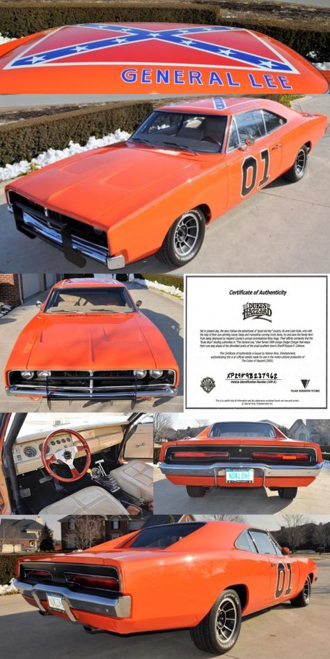 GENERAL LEE General Lee Car, 69 Dodge Charger, Dukes Of Hazard, Dodge Srt, 1969 Dodge Charger, General Lee, Tv Cars, Dodge Muscle Cars, Vintage Muscle Cars