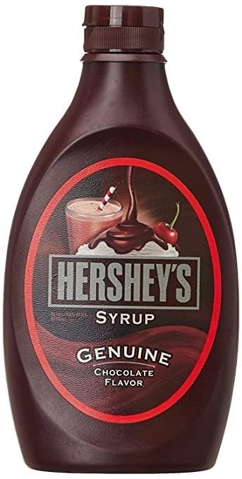 Chocolate Syrup Dessert, Sugar Free Chocolate Syrup, Hershey Syrup, Hershey's Chocolate, Bubble Waffle, Grocery Foods, Food Allergens, Flavored Syrup, Gourmet Foods