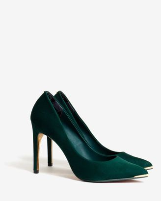 Ted Baker NEEVO Pointed leather court shoes Green Shoes Heels, The Handmaid's Tale, Green Boots, Green Heels, Peep Toe Shoes, Green Wedding Shoes, Green Shoes, Footwear Design Women, Ladies Shoes