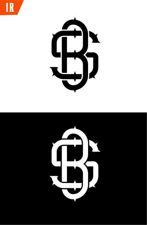 Sb Design Logo, Sb Logo Design Letter, Symbiote Aesthetic, Logo Streetwear Design, Bs Logo Design, Logo For Tshirt, Bs Monogram, Sb Logo Design, Sb Monogram