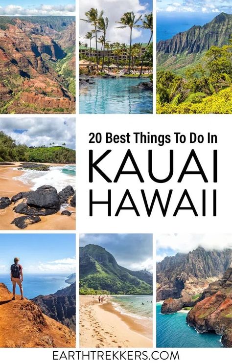 Kauai Itinerary, Things To Do In Kauai, Kauai Travel, Na Pali Coast, Kauai Vacation, Hawaii Things To Do, Poipu Beach, Hawaii Travel Guide, Hanalei Bay