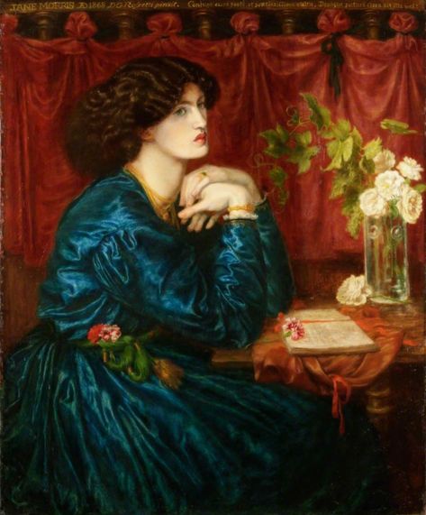 Jewelry in Rossetti's Paintings | Art History Stories | DailyArt Magazine Jane Morris, Michael Lang, Pre Raphaelite Paintings, Gabriel Rossetti, August Sander, Alfred Stevens, Pre Raphaelite Brotherhood, Pre Raphaelite Art, Dante Gabriel Rossetti