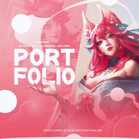 🌸 Capa para portfolio da Ahri florescer espiritual. Feito para o Amino! (Créditos a mim). Banners, Portfolio, Movie Posters, Design, Film Posters