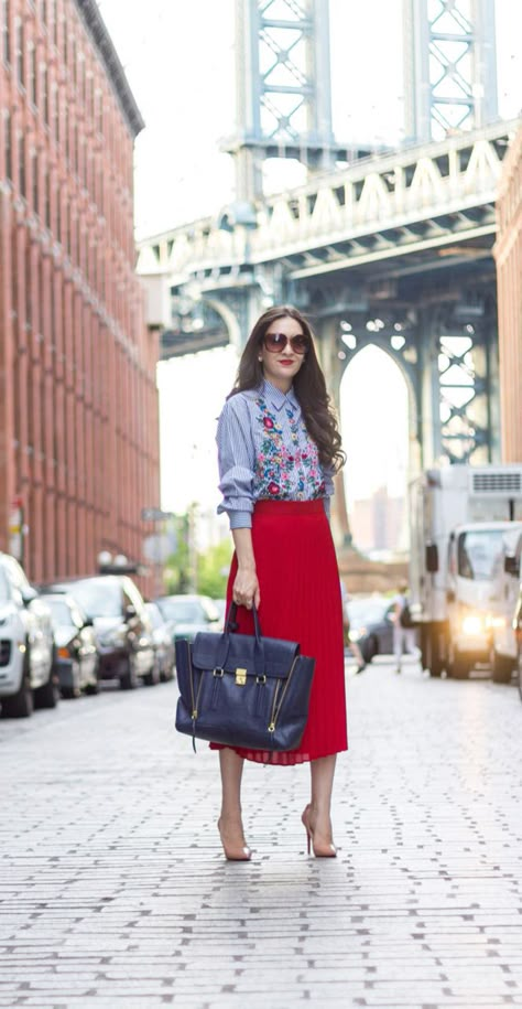 Red Pleated Skirt Outfit, Red Skirt Outfits, Accordion Pleated Skirt, Red Pleated Skirt, Accordion Skirt, Pleated Skirt Outfit, Pleated Chiffon Skirt, Pleated Skirt Dress, Modesty Outfits