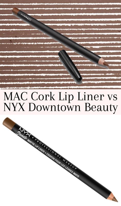 12 Gorgeous MAC Cork Lip Liner Dupes from NYX to Colourpop Mac Cork Lip Liner, Burnt Orange Eyeshadow, Lip Liner Combo, Dark Skin Asian, Red Eyeshadow Palette, Nyx Lip Liner, Best Lip Liners, Mac Lip Liner, Mac Lipstick Colors