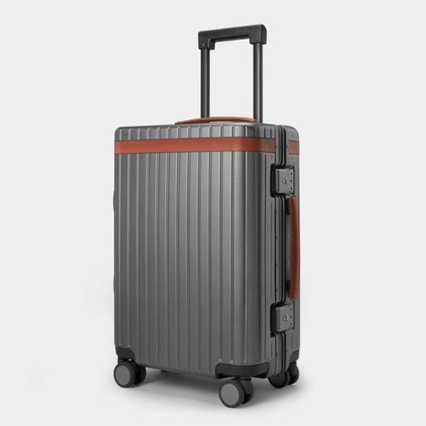 Carl Fredrik releases a luxurious carry-on without the luxurious price point. Carl Friedrik Luggage, Mens Carry On Luggage, International Carry On Luggage, Trolley Ideas, Lightweight Carry On Luggage, Calpak Luggage, Real Mccoys, Underseat Carry On, Travelling Bag