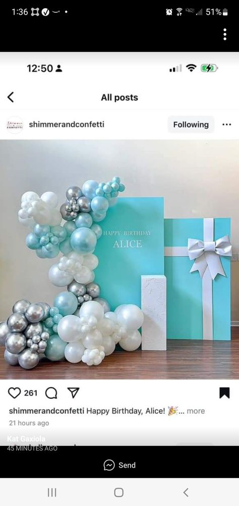 Tiffany And Co Birthday Theme, Tiffany Co Birthday Ideas, Breakfast At Tiffany’s Party, Tiffany And Co Birthday Party Ideas, Tiffany Birthday Party Ideas, Tiffany And Co Party Decorations, Tiffanys Birthday Party, Breakfast At Tiffanys Birthday Theme, Tiffany And Co Birthday