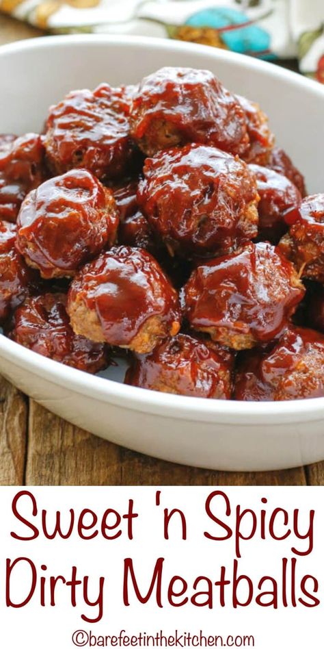 Sweet And Spicy Meatballs, Sweet N Spicy, Spicy Meatballs, Meatball Recipes Easy, Beef Meatballs, Delicious Clean Eating, Best Easy Recipes, Fun Easy Recipes, Meatball Recipes