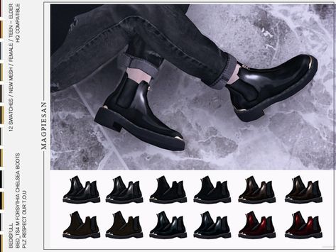 magpiesan's Forsythia chelsea boots Sims 4 Cc Male Doc Martens, Sims 4 Chelsea Boots, Sims 4 Cc Male Clothing Collection, Male Shoe Cc Sims 4, Sims 4 Men Boots, Sims 4 Cc Clothes Male Tsr, Male Cc For Sims 4, Sims 4 Cc Men Formal Shoes, Sims 4 Cc Male Formal Shoes