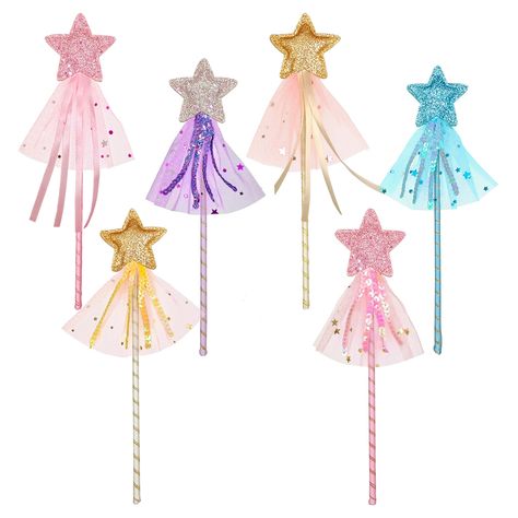 Disney Princess Birthday Party, Princess Theme Birthday, Princess Wands, Magic Dress, Disney Princess Birthday, Fairy Cakes, Fairy Birthday Party, Princess Dress Up, Princess Theme