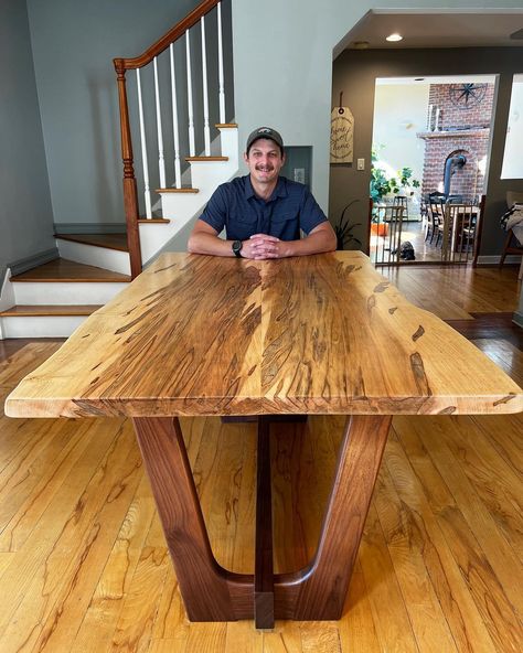 Donning Table, Blackwood Furniture, Table Legs Ideas, Bookshelves Wall Shelves, Bookshelves Wall, Latest Dining Table, Black Walnut Table, Kitchen Table Legs, Bar Tops