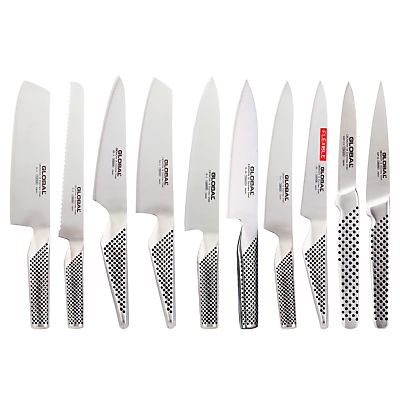 global knives Japanese Cooking Knives, Cooking Knives, Global Knives, Knife Guide, Chefs Knife, Chef Tools, Japanese Kitchen Knives, Must Have Kitchen Gadgets, Kitchen Kit