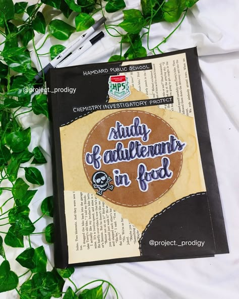 CLASS 11TH CHEMISTRY COVERPAGE✨ TOPIC- STUDY OF ADULTERANTS IN FOOD DM FOR ORDERS 🌷 [Custom school projects, Affordable student projects, Decorative project sheets, CBSE project help, Assignment completion services, College project assistance, Holiday homework solutions, Customizable student notebooks, Aesthetic cover pages for assignments, School notebook completion, Student project help online, Custom cover pages for projects] #holidayhomework #cbseprojects #school #schoollife #SchoolPr... Cover Page Ideas For Chemistry Project, Chemistry Assignment Cover Page Ideas, Notebooks Aesthetic Cover, Chemistry Project Cover Page Ideas, Chemistry Cover Page Design, Aesthetic Cover Pages, Civics Project Cover Page Ideas, Chemistry Project Cover Page, Chemistry Project