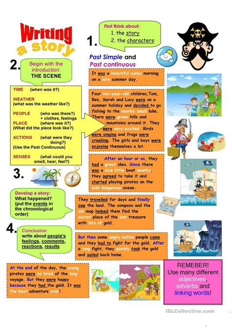 Story Worksheet, Writing Story, Writing A Story, Creative Writing Lesson, English Story, Narrative Writing, English Language Teaching, Learn Spanish, Writing Lessons