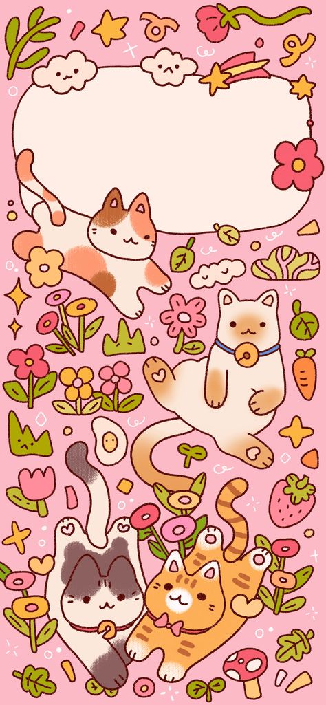 Sanrio Iphone Lockscreen, Call Background Iphone, Cozy Lockscreen Aesthetic, Wallpaper Iphone Cat Cute, Lock Screen Wallpaper Time Frame, Ipad Mini Wallpapers, Cute Iphone Home Screen Wallpaper, Animal Crossing Watch Face, Hello Wallpaper Aesthetic