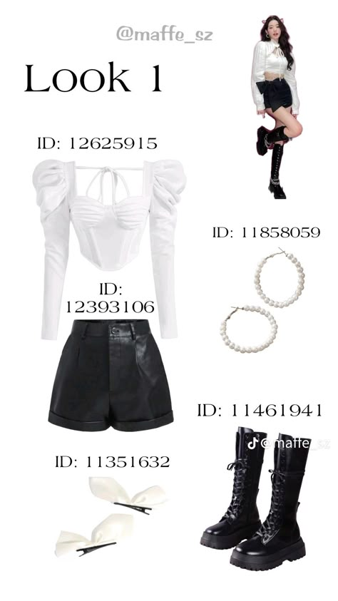 Kpop Shein Outfits, Shein Kpop Outfit, Outfits Shein Fashion Styles, Shein Codes, Korean Fashion Kpop Inspired Outfits, Korean Fashion Kpop, Fancy Dress Outfits, Anime Inspired Outfits, Shein Outfits