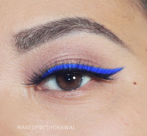 Sephora Collection Long Lasting Eyeliner in Fancy Blue Sephora Collection Eyeliner, Blue Eyeliner Looks, Blue Eyeliner Makeup, Disco Makeup, Metallic Eyeliner, Maquillage On Fleek, Long Lasting Eyeliner, Fresh Makeup, Blue Eyeliner