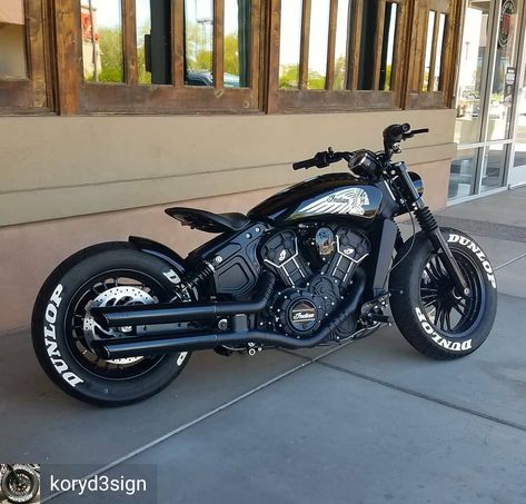 Indian Scout Owners on Instagram: “Thatnis one slick bobber'd up Sixty. Well done @koryd3sign . * * * Reposted from @koryd3sign #indianscout #indianmotorcycles #motorcycles…” Indian Scout Custom, Vintage Motorcycle Photos, Indian Scout Bobber, Motos Bobber, Indian Motorbike, Indian Motorcycle Scout, Scout Bobber, Custom Bikes Cafe Racers, Custom Motorcycles Bobber