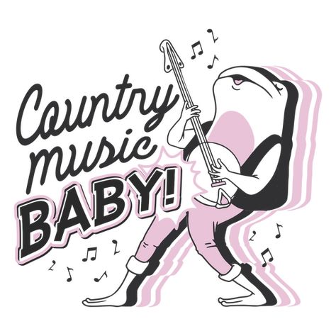 Country music baby lettering design PNG Design Baby Frog, Frog T Shirts, Create T Shirt, Infographic Design, Svg Design, Lettering Design, Country Music, Unique Style, Shirt Designs