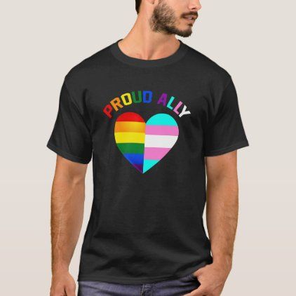 Proud Ally LGBT Rainbow Heart - Gay Pride Month T-Shirt Gay Pride Month, Gay Pride Gifts, Lgbt T Shirts, Gay Pride Flag, Modern Rainbow, Pride Gifts, Pride Tshirts, Lgbt Pride, Gay Pride